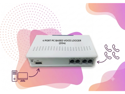 4 PORT VOICE LOGGER