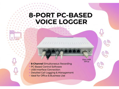 8 PORT VOICE LOGGER