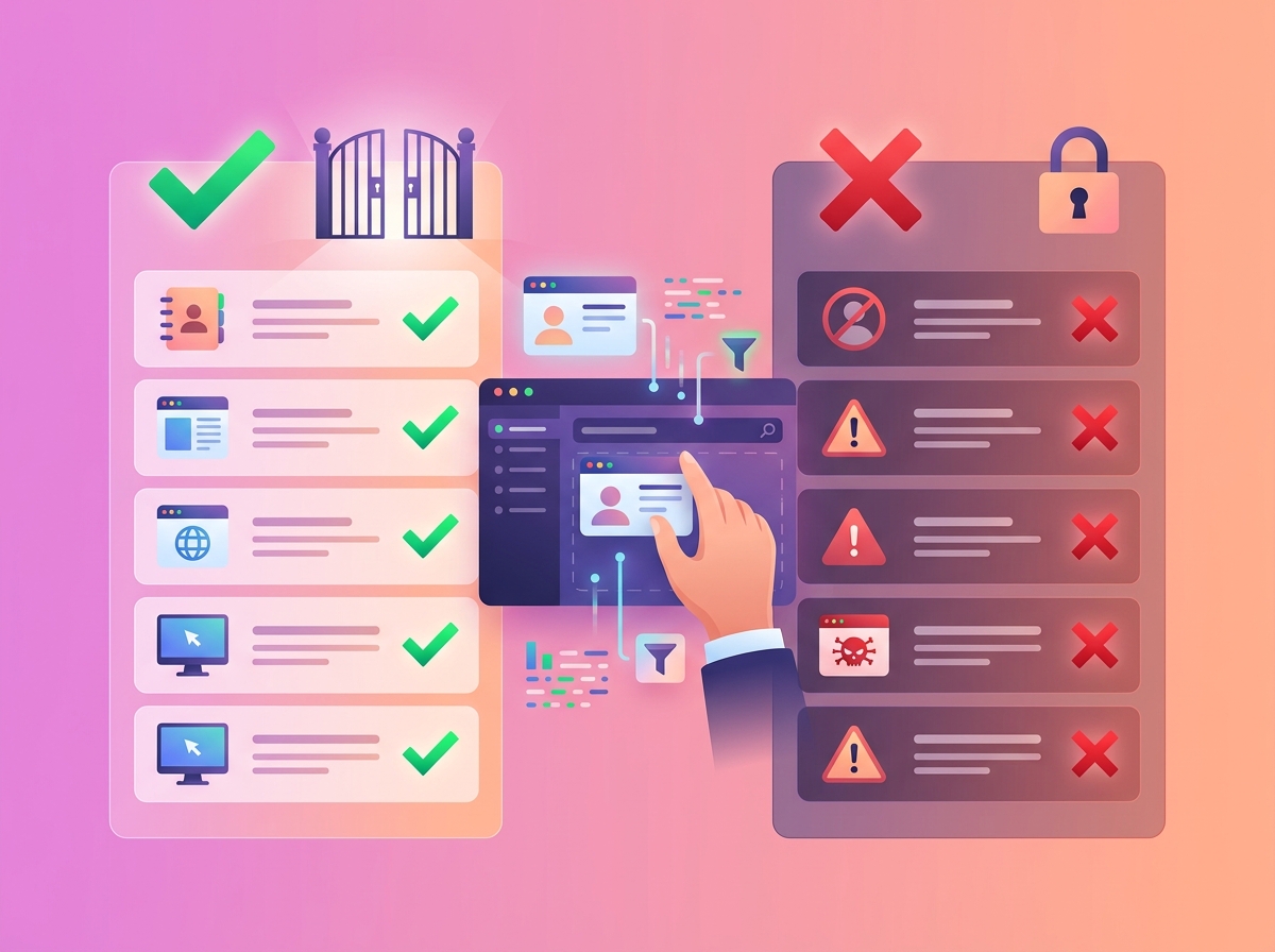 Blacklist and Whitelist Management